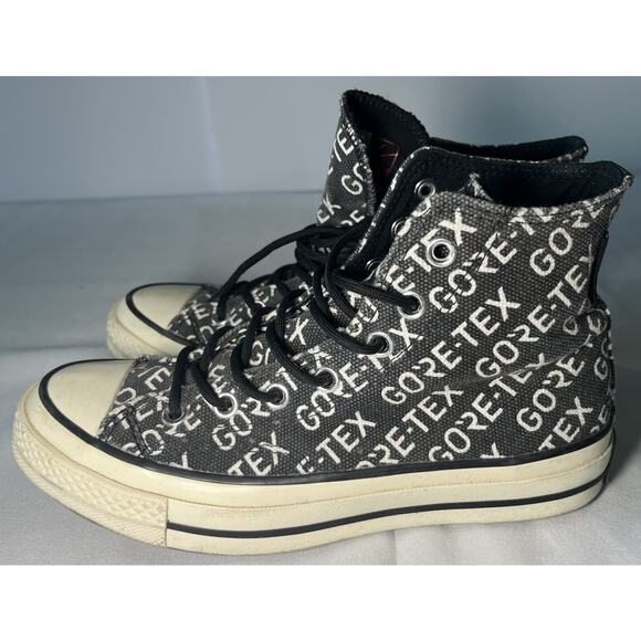 Converse Chuck 70 Hi Black Gore-Tex Waterproof Orotholite 162347C Size M-6 W-8 - Picture 1 of 10